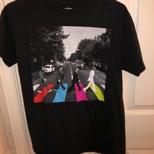 Black Beatles t shirt